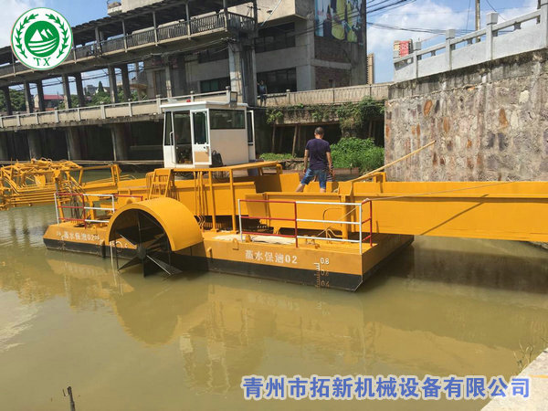 垃圾打捞船【工作视频】