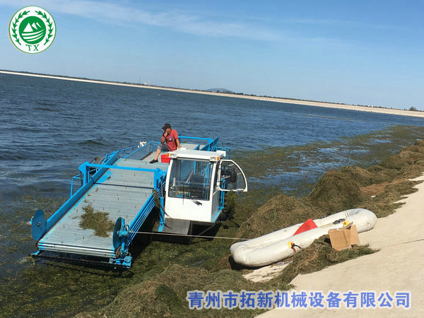 销往湖南酒埠江垃圾打捞船