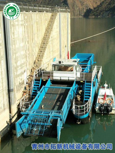 销往邯郸鱼池水草收割船